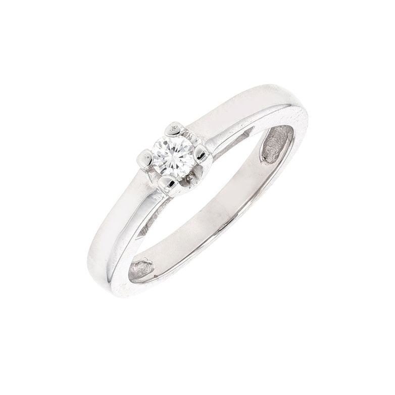 Acheter Solitaire diamant 0.15 carat or blanc 3.87g Comme neuf - 750,00 € Solitaire diamant 0.15 carat or blanc 3.87g Comme neuf - reconditionné disponible sur Gemme Les Bijoux